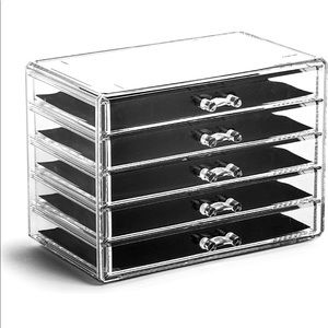 BINO Acrylic Drawer Organizer EUC Clear